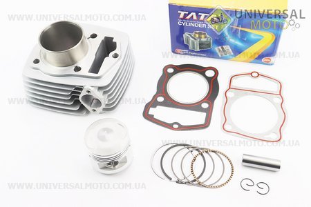 Циліндро поршневий комплект (цпг) CB125см.куб.-56,5мм (висота циліндра 68/97мм) (палець 15мм). TATA (Запчастини на мотоцикл з двигуном CB / UM3213-V62)
