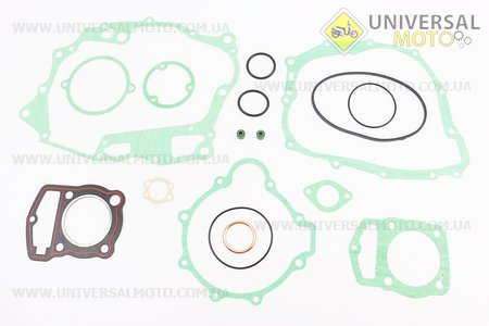 Прокладки двигуна CB-125см.куб.-56,5мм, комплект 17 деталей. TMMP (Запчастини на мотоцикл з двигуном CB / UM3213-V85)