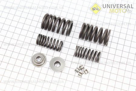 Клапанный рем. комплект (пружины, сухари, тарелки) CB125см3. TATA (Мотоциклы CB125-250 / UM3213-V90)