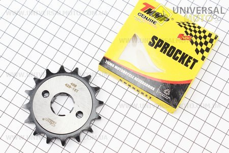 Звезда передняя CG/CB-428H-16T "каленая". TMMP (Мотоциклы CB125-250 / UM3214-V37)