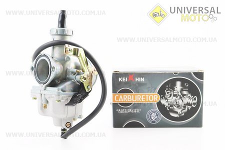 Карбюратор СВ/CG-200 (d=30), дросель під трос, з прискорювальним насосом, (якісна копія). KEIHIN (Запчастини на мотоцикл з двигуном CB / UM3214-V94)