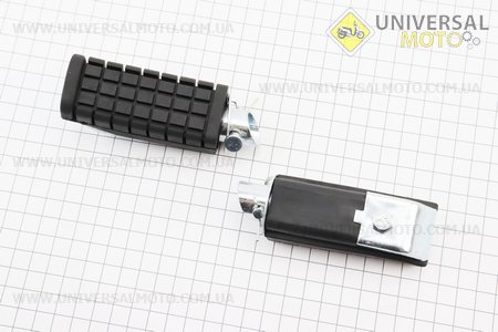 Підніжки передні комплект 2шт, сіра пластина. Китай (Запчастини на мотоцикл Viper 125-150J / UM3214-V96)