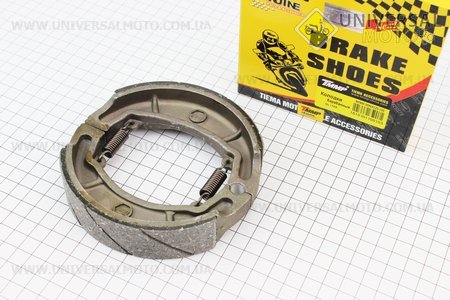 Гальмівні колодки задні комплект, 125мм (лите колесо). TMMP (Запчастини на мотоцикл Viper 125-150J / UM3215-V15)