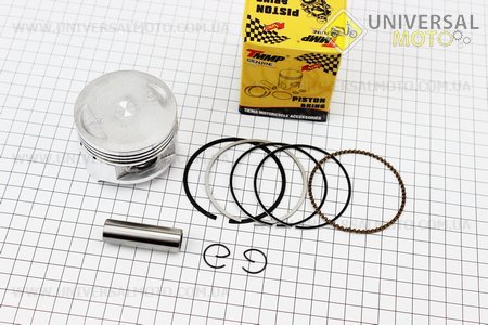 Поршень, палец, кольца, комплект CB200см3 63,5мм STD (палец 15мм). TMMP (Двигатель CB125-250см3 / UM3215-V92)