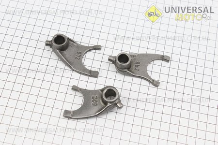 Вилка перемикання передач комплект 3шт. Китай (Запчастини на мотоцикл з двигуном CB / UM3216-V22)