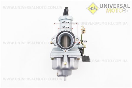 Карбюратор СВ/CG-200 (d=30), дросель під трос. Китай (Запчастини на мотоцикл з двигуном CB / UM3217-V28)