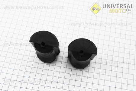 Гумка підніжки комплект 2шт, чорний. Китай (Запчастини на мотоцикл Viper 125-150J / UM3217-V61)