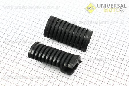 Гумка підніжки комплект 2шт, чорний. Китай (Запчастини на мотоцикл Viper 125-150J / UM3217-V61)