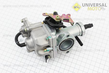 Карбюратор СВ / CG-150 (d = 27), дросель ручний, з прискорювальним насосом. KNG (Запчастини на мотоцикл з двигуном CB / UM3218-V87)