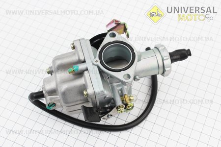 Карбюратор СВ / CG-150 (d = 27), дросель ручний, з прискорювальним насосом. KNG (Запчастини на мотоцикл з двигуном CB / UM3218-V87)