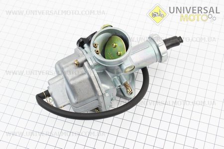 Карбюратор СВ / CG-150 (d = 27), дросель ручний. KNG (Запчастини на мотоцикл з двигуном CB / UM3218-V89)