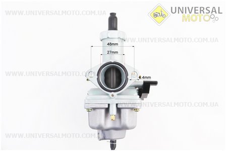 Карбюратор СВ / CG-150 (d = 27), дросель ручний. KNG (Запчастини на мотоцикл з двигуном CB / UM3218-V89)