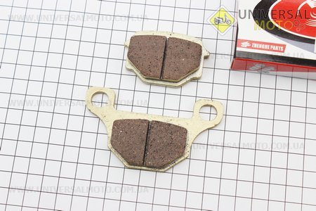 Гальмівні колодки передні (диск) Viper 125J; V150A / Suzuki GS-125; GX-125; SJ-125 / Wuyang Wy-125 / Branson BM-125 / KEEWAY Speed 125/150 / TGB Scooter- R50 X. ZHENGHE (Запчастини на мотоцикл Viper 125-150J / UM3219-V12)