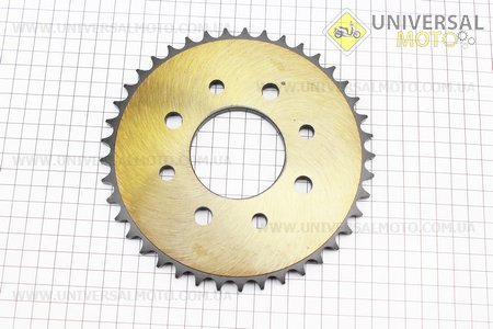 Зірка задня WY125 - 428-41T - d = 58; 4 отвори * 90мм "гартована" (ZS125J спиці). MARATHON (Запчастини на мотоцикл з двигуном CB / UM3219-V14)