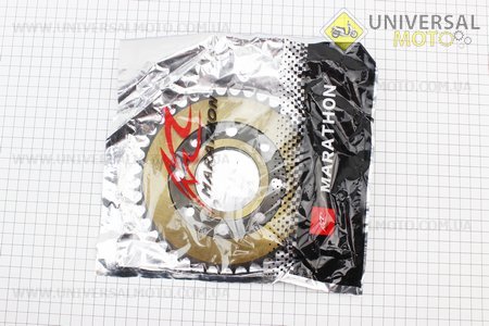 Зірка задня WY125 - 428-41T - d = 58; 4 отвори * 90мм "гартована" (ZS125J спиці). MARATHON (Запчастини на мотоцикл з двигуном CB / UM3219-V14)