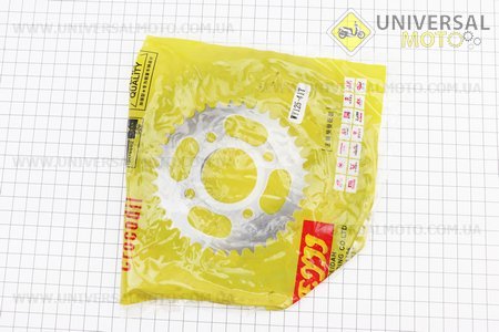 Зірка задня WY125 - 428-41Т - d=58; 4 отвори*90мм (ZS125J спиці). Crocodil (Запчастини на мотоцикл з двигуном CB / UM3219-V15)