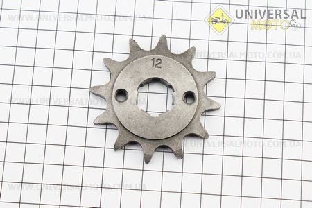 Зірка передня CG / CB-520H-12T. Crocodil (Запчастини на мотоцикл Viper 125-150J / UM3219-V19)