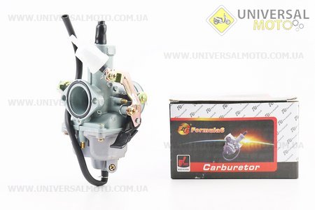Карбюратор СВ/CG-200 (d=30), дросель під трос, з прискорювальним насосом. Formula (Запчастини на мотоцикл з двигуном CB / UM3219-V98)