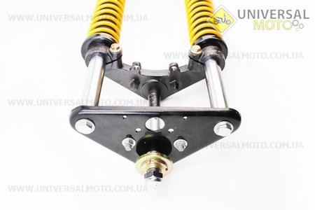 Амортизатор передний 2 штуки, траверс, крепление в сборе "вилка". Китай (Мотоцикл Viper Zubr / UM3230-V28)