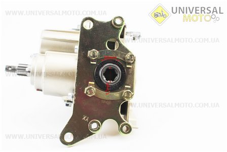 Реверс в зборі із заниженою передачею, d = 17 / 20мм, D = 20 / 16мм, карданний вал d = 17 / 20мм, D = 20 / 16мм. Китай (Запчастини на мотоблок Зубр / UM3231-V61)