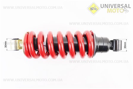 Амортизатор задній МОНО 250мм * d70мм (втулка 10мм / втулка 10мм) червоний. NC (Запчастини на мотоцикл / UM3240-V43)