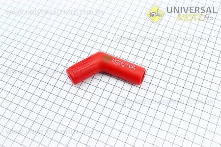 Гумка ніжки заводний універсальна, ЧЕРВОНИЙ. monster (Запчастини на мотоцикл / UM3240-V65)
