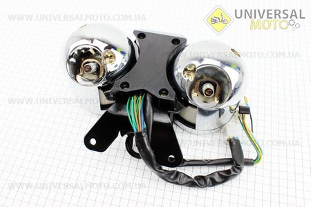 Спидометр, тахометр в сборе "ХРОМ" (механические)