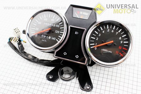Спидометр, тахометр в сборе "ХРОМ" (механические)