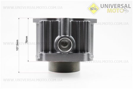 CG200-OHV Циліндро поршневий комплект (ЦПГ) 200см.куб. - 63,5мм - водяне охолодження (высота цилиндра 76/107мм) (палець 15мм). Китай (Запчастини на мотоцикл з двигуном CG / UM3240-V79)