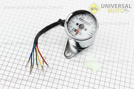 Спидометр в сборе универсальный " Хром " на 160км/ч, круглый 60мм. Китай (Мотоцикл / UM3240-V83)