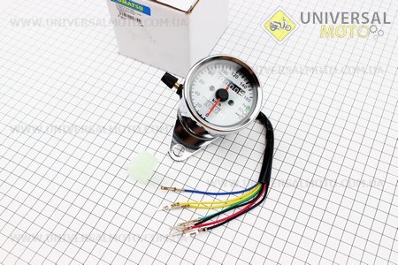 Спидометр в сборе универсальный " Хром " на 160км/ч, круглый 60мм. Китай (Мотоцикл / UM3240-V83)