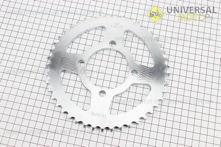 Звезда приводная задняя 428H-45T (диаметром 64мм). Китай (Мотоцикл Yamaha YBR125 / UM3240-V87)