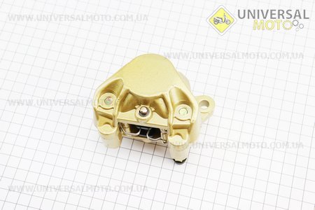 Тормозной суппорт однопоршневой ТЮНИНГ тип №1, золотистый. BREMBO (Мотоцикл / UM3240-V98)