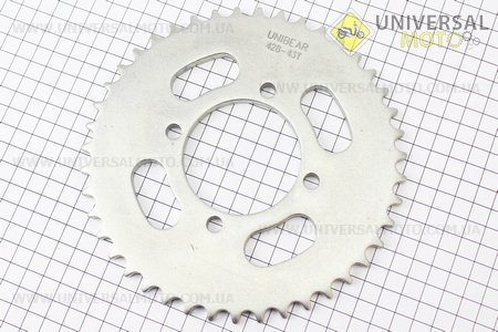 Звезда задняя 428H-43T - диаметром 64мм, ZS200/250. UNIBEAR (Мотоцикл / UM3242-V01)