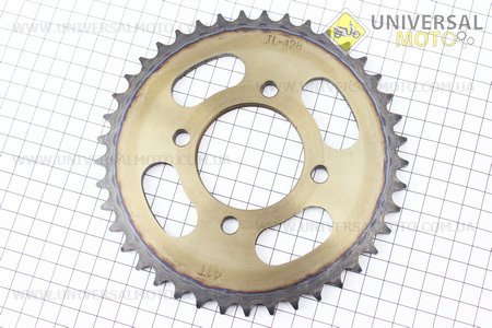 Звезда задняя JD125 - 428H-41T - диаметром 58мм "каленая". B-cycle (Мотоцикл / UM3242-V04)