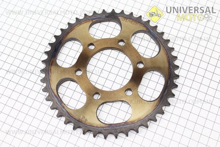 Звезда задняя PULSAR - 428H-42T - диаметром 58мм/6 болтов "каленая". B-cycle (Мотоцикл / UM3242-V09)