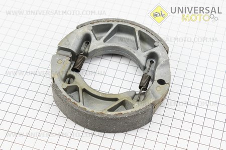 Гальмівні колодки задні комплект, 125мм (барабан). Китай (Запчастини на мотоцикл Yamaha YBR125 / UM3243-V18)