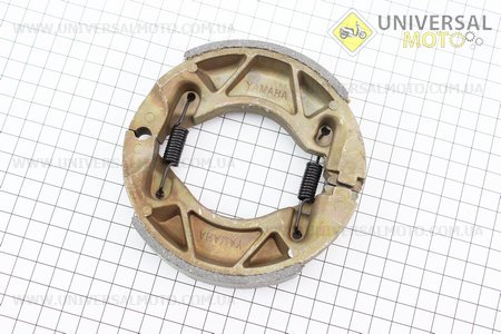 Гальмівні колодки задні комплект, 125мм (барабан). Китай (Запчастини на мотоцикл Yamaha YBR125 / UM3243-V18)