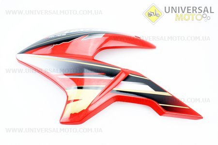 Loncin- LX200GY-3 пластик - бака топливного левый, Красный . Китай (Мотоцикл / UM3243-V53)