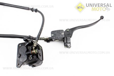 Loncin- LX200GY-3 Гальмівна система передня в зборі. Китай (Запчастини на мотоцикл Loncin / UM3243-V66)