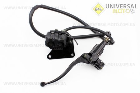 Loncin- LX200GY-3 Гальмівна система передня в зборі. Китай (Запчастини на мотоцикл Loncin / UM3243-V66)