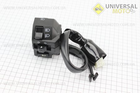 Loncin- LX200GY-3 Блок кнопок на кермі лівий. Китай (Запчастини на мотоцикл Loncin / UM3243-V97)
