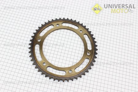 Звезда задняя NXP150 - 428H-50T - диаметром 125мм/6 болтов. Китай (Мотоцикл / UM3244-V45)