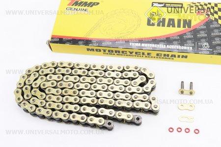 Ланцюг приводу колеса 428НVO*116L GOLD (з сальниками). TMMP (Запчастини для мопеда Дельта / UM3244-V55)
