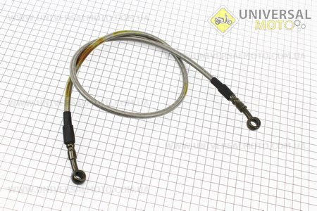 Шланг гальмівний 90см (під болт-штуцер 10 / 10мм) армований. Китай (Запчастини на Viper Race / UM3244-V76)