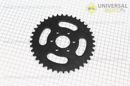 Зірка задня 428-40T - d=37; 6 отворів*56мм. Китай (Запчастини на мотоцикл / UM3244-V90)