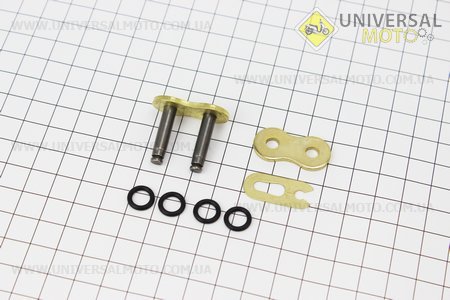 Замок ланцюга 530НVO GOLD (з сальниками). Китай (Запчастини на мотоцикл / UM3245-V40)