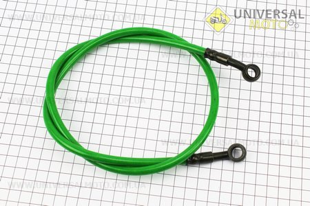 Шланг тормозной 90см армированый, зеленый. Китай (Мотоцикл / UM3245-V57)
