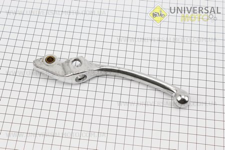 Рычаг тормоза левый, МОТО "хром". Taiwan (Мотоцикл / UM3246-V75)