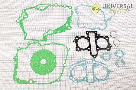 ZS250-4B/Honda - CBT250 Прокладки двигуна 250см.куб.-53мм, комплект 11 деталей (метал). Китай (Запчастини на мотоцикл / UM3246-V91)